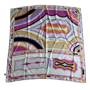 Authentic large Emilio pucci silk scarf